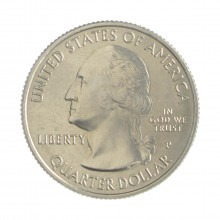 Quarter Dollar 2015 P FC Delaware: Bombay Hook