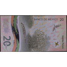 P#New 20 Pesos 2021 FE México América Polímero
