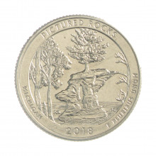Quarter Dollar 2018 P SOB/FC Michigan: Pictured Rocks