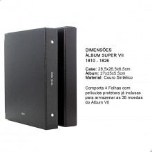 Álbum Moedas de Luxo nº 7 960 Réis 1810 - 1826 Preto