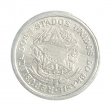 Moeda V-266 20 Centavos 1959 SOB C/Leve Mancha Alumínio Ø19mm 1,4gr.