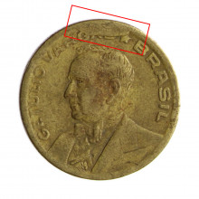 V-194 50 Centavos 1945 MBC Cunho Quebrado