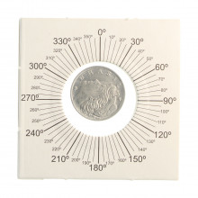 Moeda V-288B 1 Centavo 1969 MBC  Reverso Horizontal Aço Inoxidável Ø17mm 2,6gr.