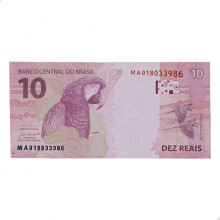 Cédula RL10.042 10 Reais MA 2024 FE - Fernando Haddad / Roberto Campos Neto