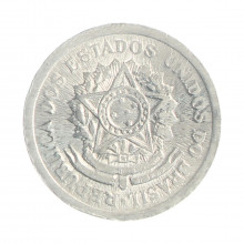 Moeda V-269 50 Centavos 1957 SOB/FC Batida Fraca 