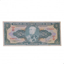 Cédula C-061 2 Cruzeiros 1955 MBC