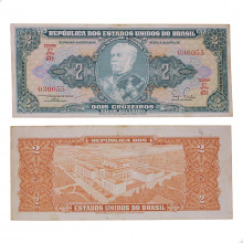 Cédula C-061 2 Cruzeiros 1955 MBC