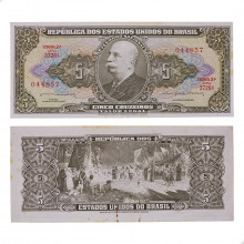Cédula C-073 5 Cruzeiros 1964 MBC