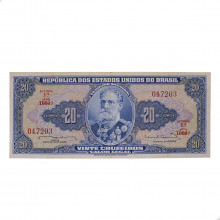 Cédula C-023 20 Cruzeiros 1963 MBC