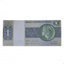 Cédula C-132 1 Cruzeiro 1980 C/ Mancha SOB