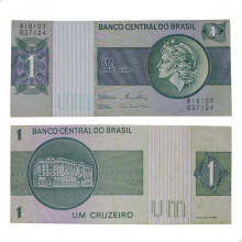 Cédula C-132 1 Cruzeiro 1980 MBC