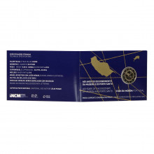 Blister Moeda KM#896 2 Euros 2019  FC Portugal América  600º aniversário da descoberta do arquipélago da Madeira PROOF B