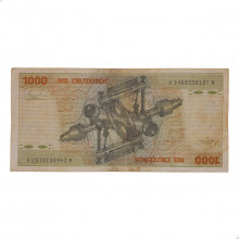 Cédula C-155 1000 Cruzeiros 1980 BC