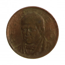 Moeda V-155 500 Réis 1938  BC  Feijó Bronze Alumínio  Ø22,5mm 5gr.