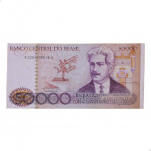 Cédula C-175 50000 Cruzeiros 1986 C/ Manchas SOB
