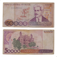Cédula C-172 50000 Cruzeiros 1984 BC