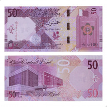 Cédula P#New 50 Riyals 2020  Qatar Ásia FE