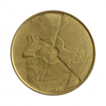 Moeda KM#163 5 Francs 1987 MBC Bélgica Europa  Cobre-níquel Ø24mm 5,5gr.