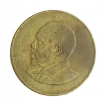 Moeda KM#2 10 Cents 1968 MBC Quênia África Latão R Níquel Ø31mm 9,4gr.