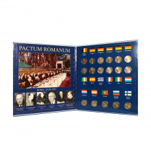Álbum 17 Moedas do Pacto Romano 2 Euros 1957 - 2007 Coleção 