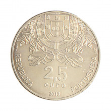 Moeda KM#856 2,5 Euros 2013 SOB/FC Portugal Europa 150º aniversário da Cruz Vermelha Internacional Cupro Níquel Ø28mm 10