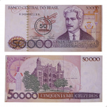 Cédula C-178 50 Cruzados 1986 C/ Mancha SOB