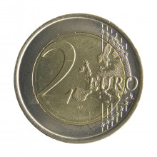 Moeda KM#1152 2 Euros 2010 SOB Espanha Europa Mesquita-Catedral de Córdoba Bimetálico Ø25,75mm 8,5gr.
