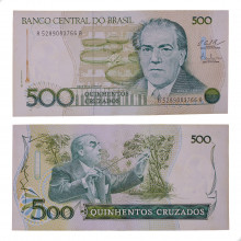 Cédula C-191 500 Cruzados 1987 C/ Manchas MBC/SOB