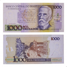 Cédula C-193 1000 Cruzados 1987 SOB/FE