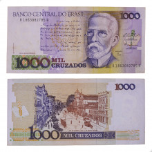 Cédula C-193 1000 Cruzados 1987 MBC