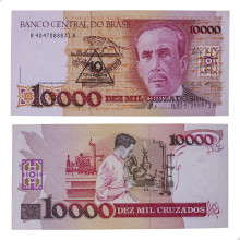 Cédula C-202 10 Cruzados Novos 1989 SOB