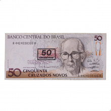Cédula C-210 50 Cruzeiros 1990 MBC