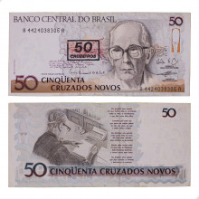 Cédula C-210 50 Cruzeiros 1990 MBC