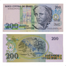 Cédula C-215 200 Cruzeiros 1990 MBC