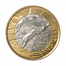 Set 4 Moedas 1 Real 2014 SOB Olimpíadas Rio 2016 1ª Tiragem