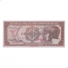 Cédula C-112 5 Cruzeiro 1962 Série 086 FE