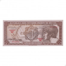 Cédula C-112 5 Cruzeiro 1962 Série 084 FE