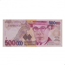 Cédula C-232 500000 Cruzeiros 1993 MBC