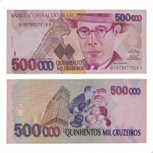 Cédula C-232 500000 Cruzeiros 1993 MBC