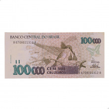Cédula C-230 100000 Cruzeiros 1993 SOB