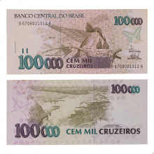 Cédula C-230 100000 Cruzeiros 1993 SOB