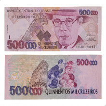 Cédula C-233 500000 Cruzeiros 1993 MBC