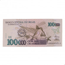 Cédula C-235 100 Cruzeiros Reais 1993 SOB