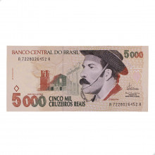 Cédula C-239 5000 Cruzeiros Reais 1993 SOB/FE