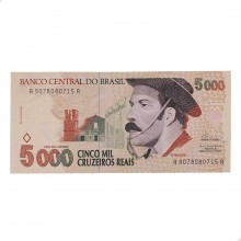 Cédula C-239 5000 Cruzeiros Reais 1993 FE