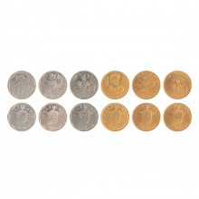 Set 6 Moedas SOB/FC Lilangeni Suazilândia África