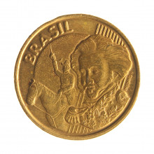 Moeda V-493 10 Centavos 2000  SOB   Aço R Bronze  Ø20mm 4,8gr.