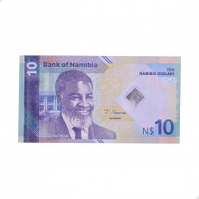 Cédula P#16 10 Dollars 2025 Namíbia África FE