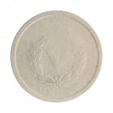 Moeda KM#112 Five Cents Liberty 1899 UTG USA América Cobre R Níquel Ø21,2mm 5gr.