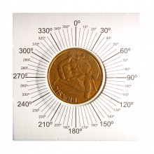 Moeda V-468 5 Centavos 2002 MBC Reverso Horizontal Aço R Cobre Ø22mm 4,1gr. *